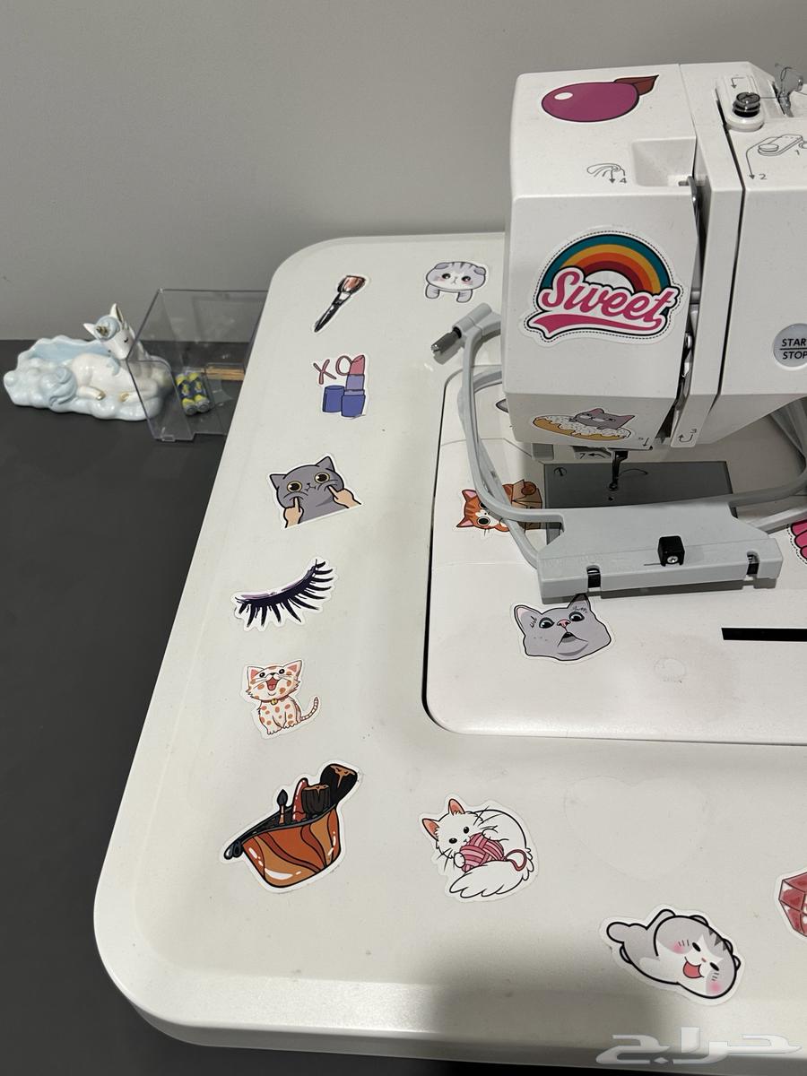 ماكينة تطريز نوع جانومي بجميع اغراضها وكرتونها64539711984770111