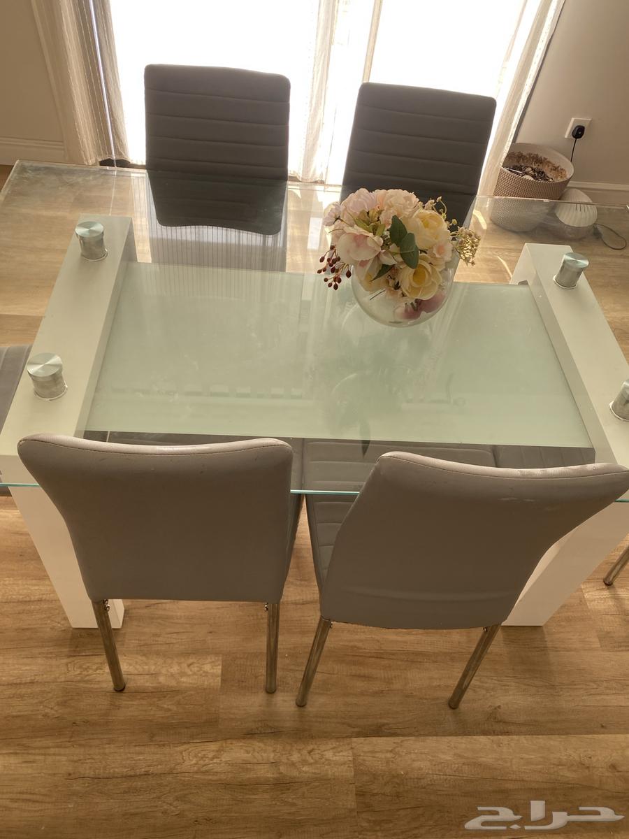 طاوله طعام ب 6 كراسي نظيف64538007585539112