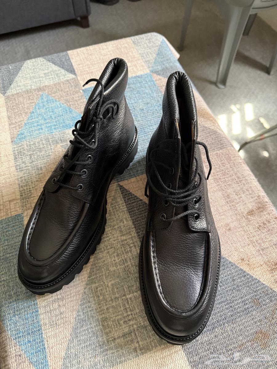 حذاء جلد إيطالي من أنتونيو مورزي جديد - مقاس 44 أو 44.564537100577665111