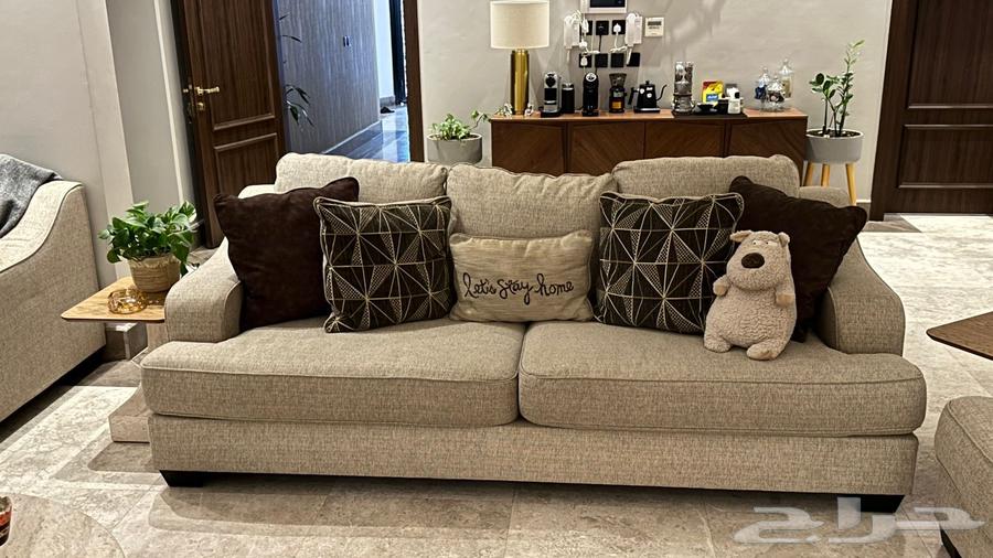 طقم كنب أمريكي من مفروشات ستي دبليو64543634282881111