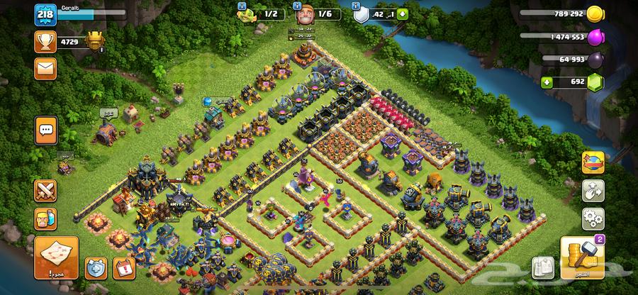 Semi-Max village with maxed out defense and storage at selling price64541522825985110