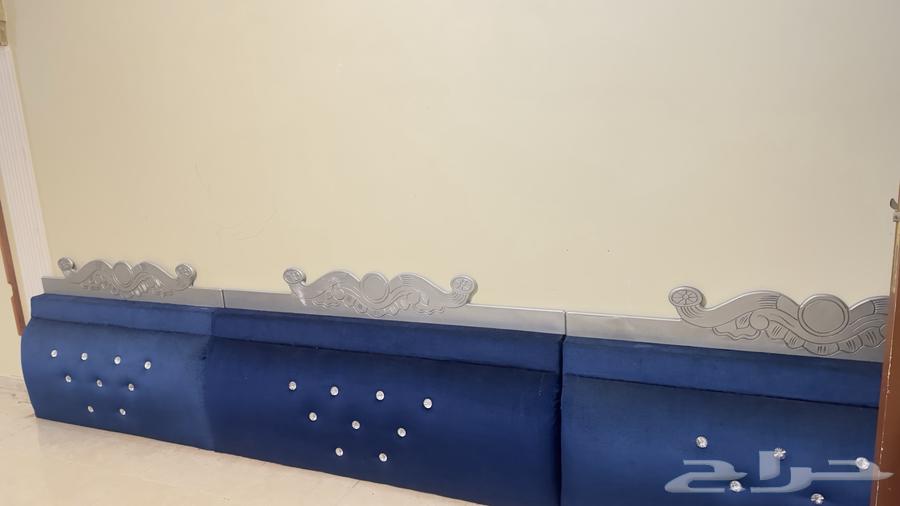 كنب ازرق وفضي64537546672259110