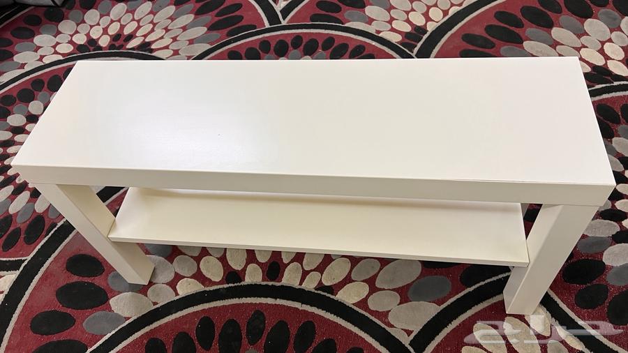 طاولة تلفزيون ايكيا ابيض64540280869891111