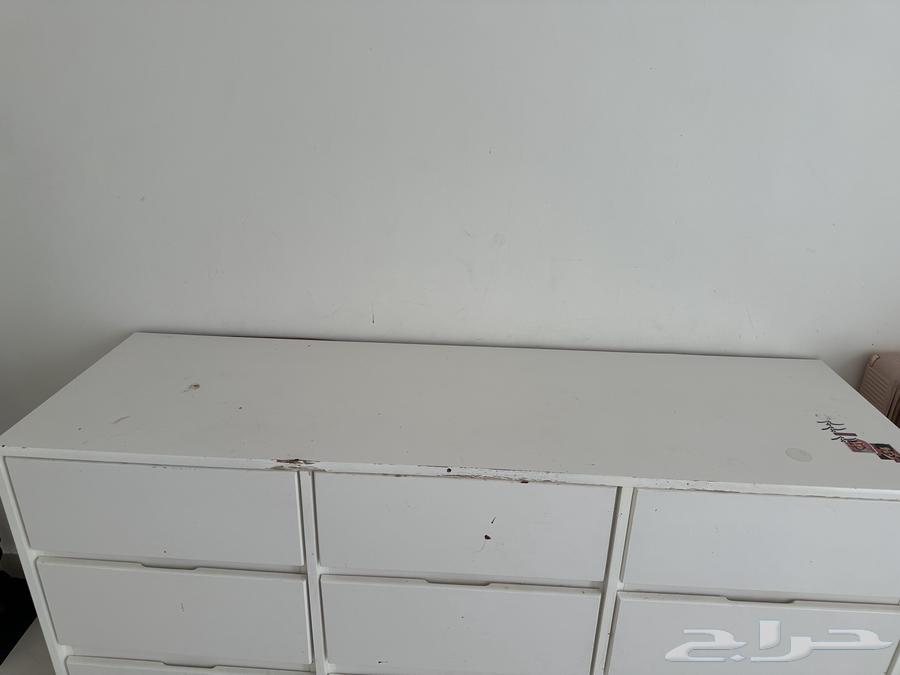 للبيع دولاب ابيض 9 ادراج64537672737282111