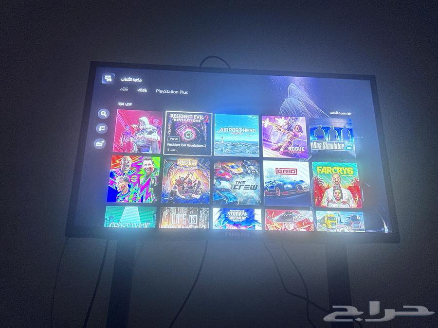 سوني فايف مستعمل شبه جديد مع حساب سوني فيه العاب كثير64539599408771110