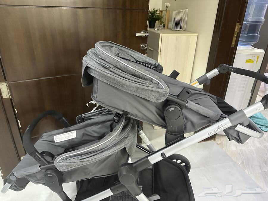 عرباية أطفال ل طفلين ماركة evenflo64537602333698111