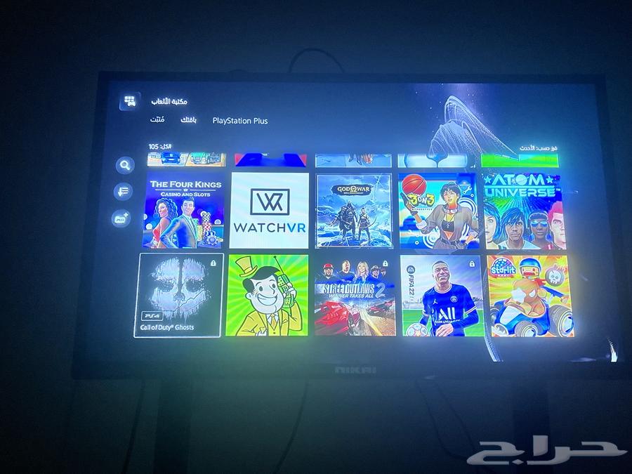 سوني فايف مستعمل شبه جديد مع حساب سوني فيه العاب كثير64539599408771112