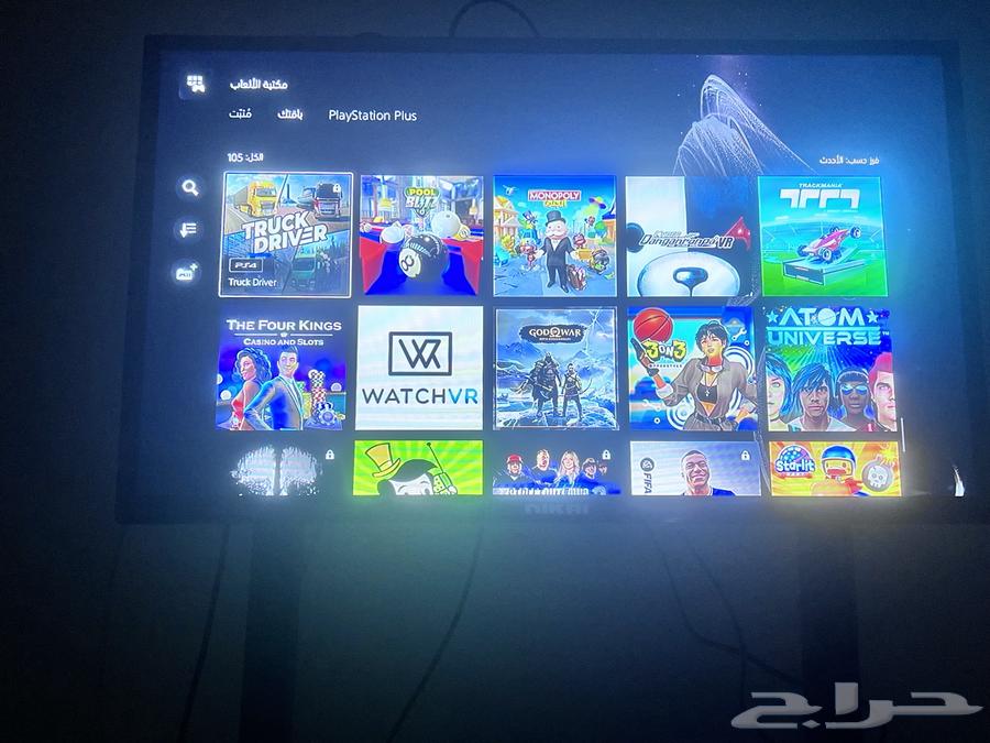 سوني فايف مستعمل شبه جديد مع حساب سوني فيه العاب كثير64539599408771114