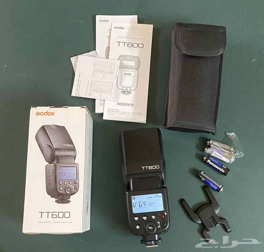 شبه جديد فلاش Godox TT600 مع كامل أغراضه64540067219457110