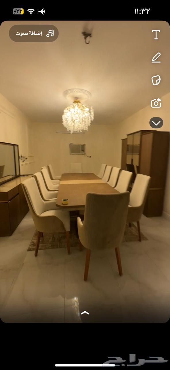 طاولة طعام 12كرسي للبيع جدبده64543520706946111