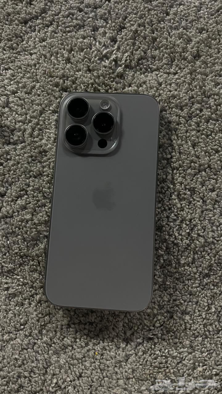 ايفون 15 برو تيتانيوم طبيعي كفو64543196333313110