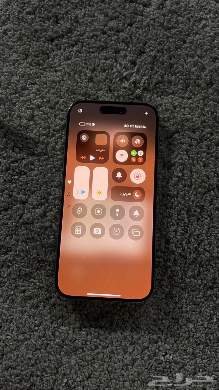 ايفون 15 برو تيتانيوم طبيعي كفو64543196333313111