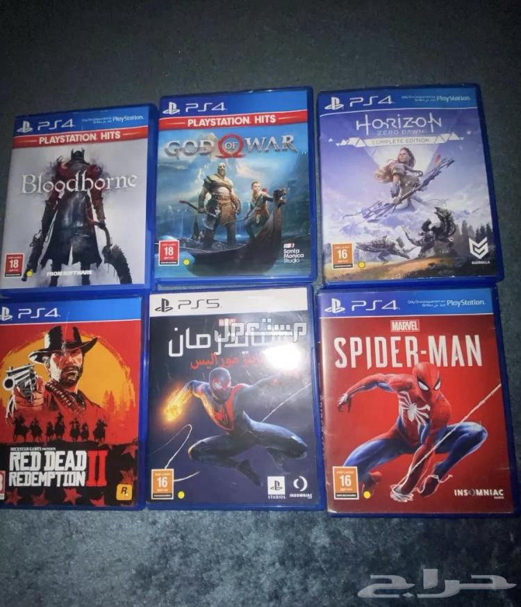 اشرطه سوني 4و5 للبيع كله مافيه خدوش إذا تبي أصوره ارسلي خاص64540280756738110