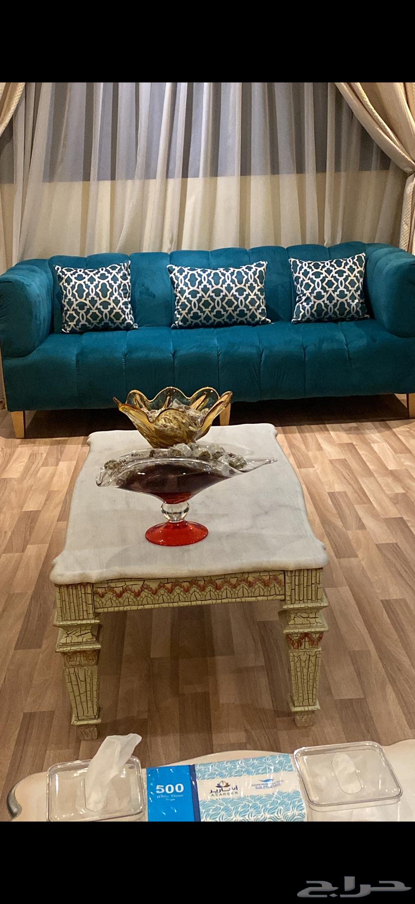 طقم كنب جديد للبيع مستعجل 7 مقاعد64540337732866111