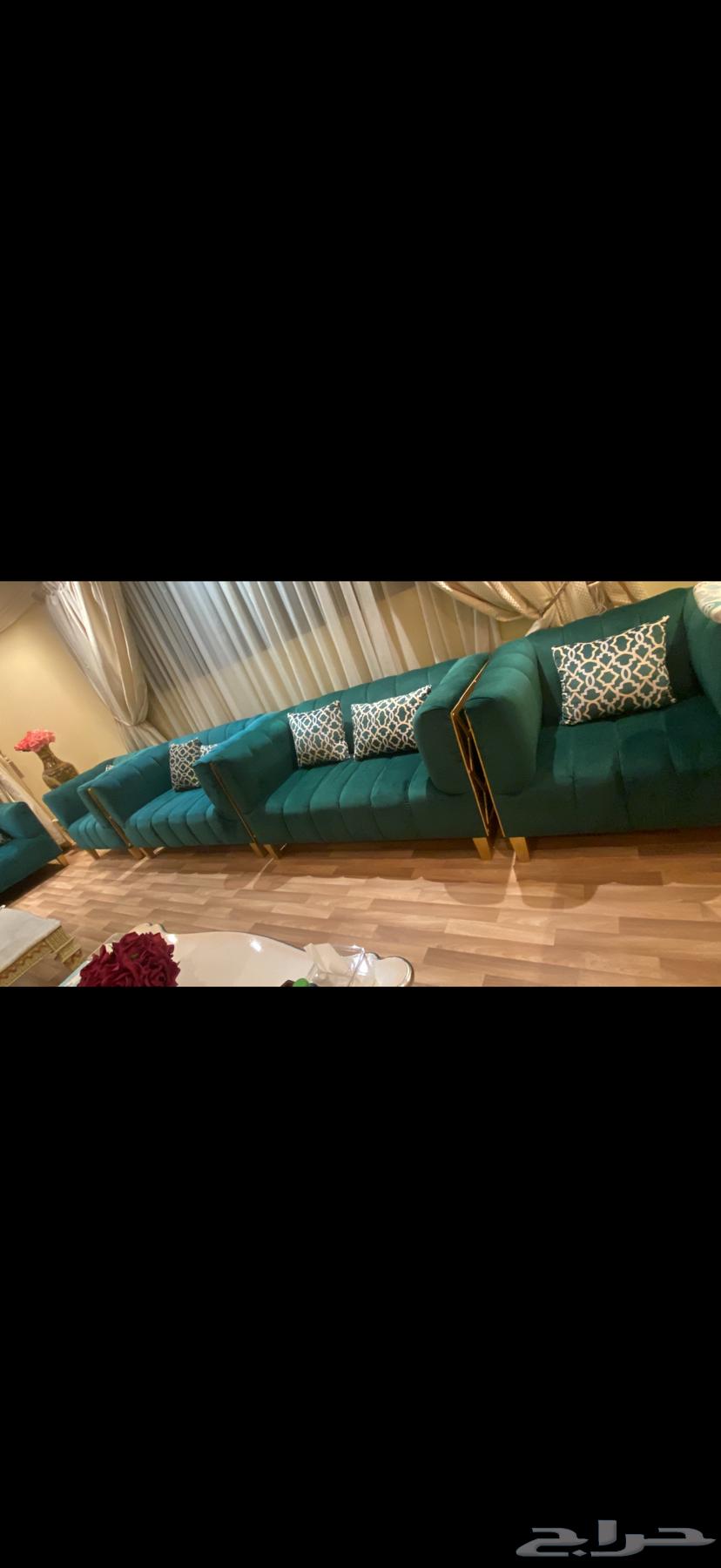 طقم كنب جديد للبيع مستعجل 7 مقاعد64540337732866114