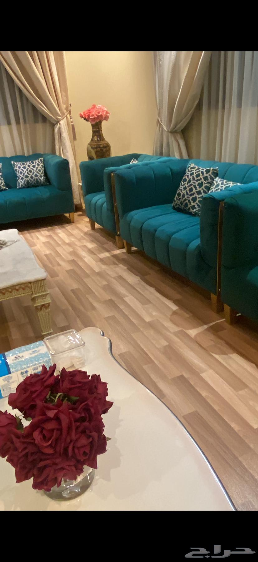 طقم كنب جديد للبيع مستعجل 7 مقاعد64540337732866113