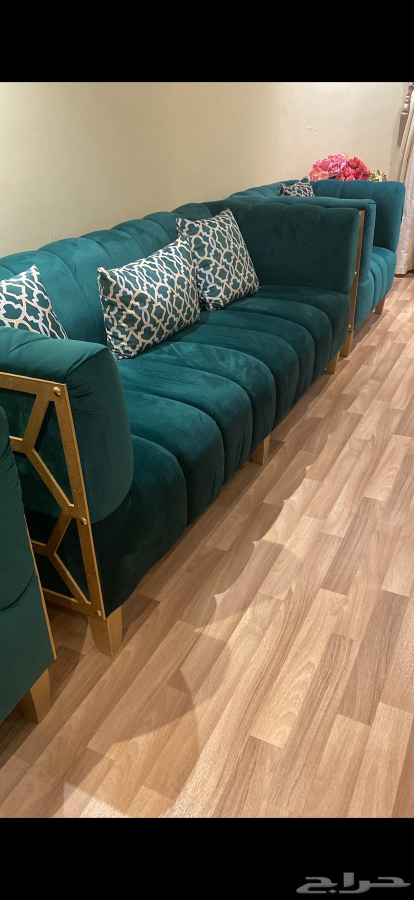 طقم كنب جديد للبيع مستعجل 7 مقاعد64540337732866110