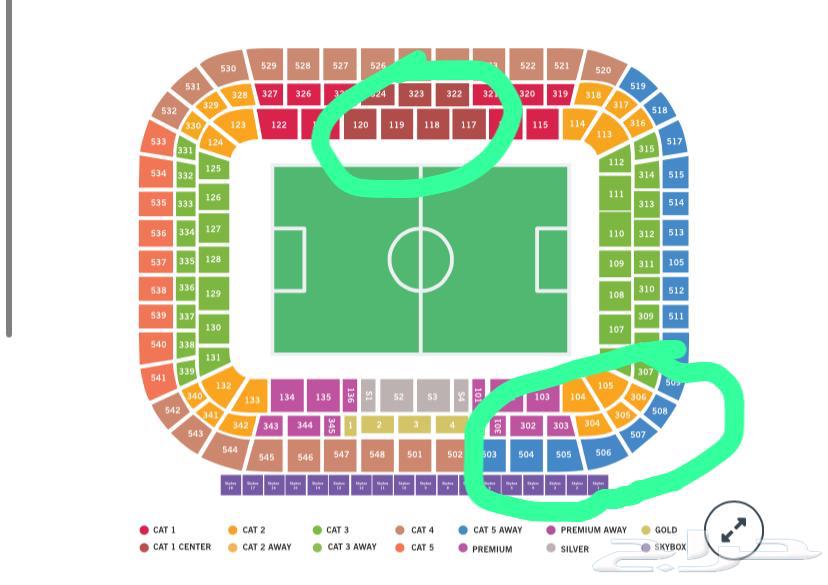 متوفرة تذاكر الاهلي والهلال - جنب الرابطة ومدرج الهلال64537770566401110