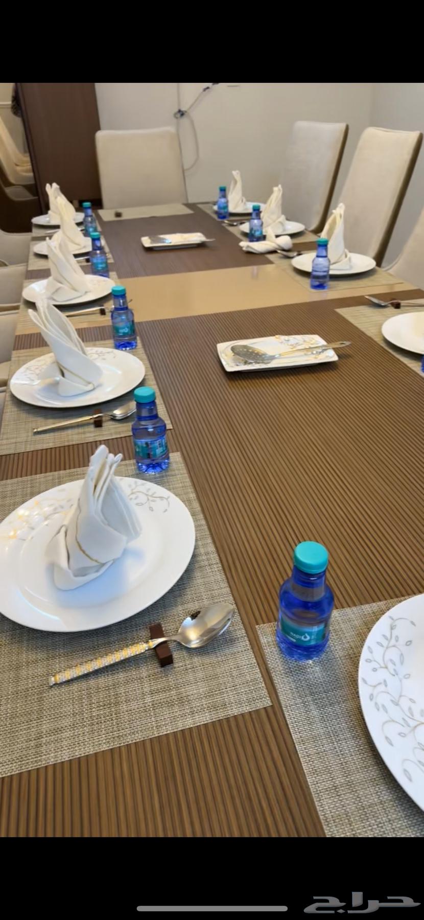 طاولة طعام 12كرسي للبيع جدبده64543520706946110