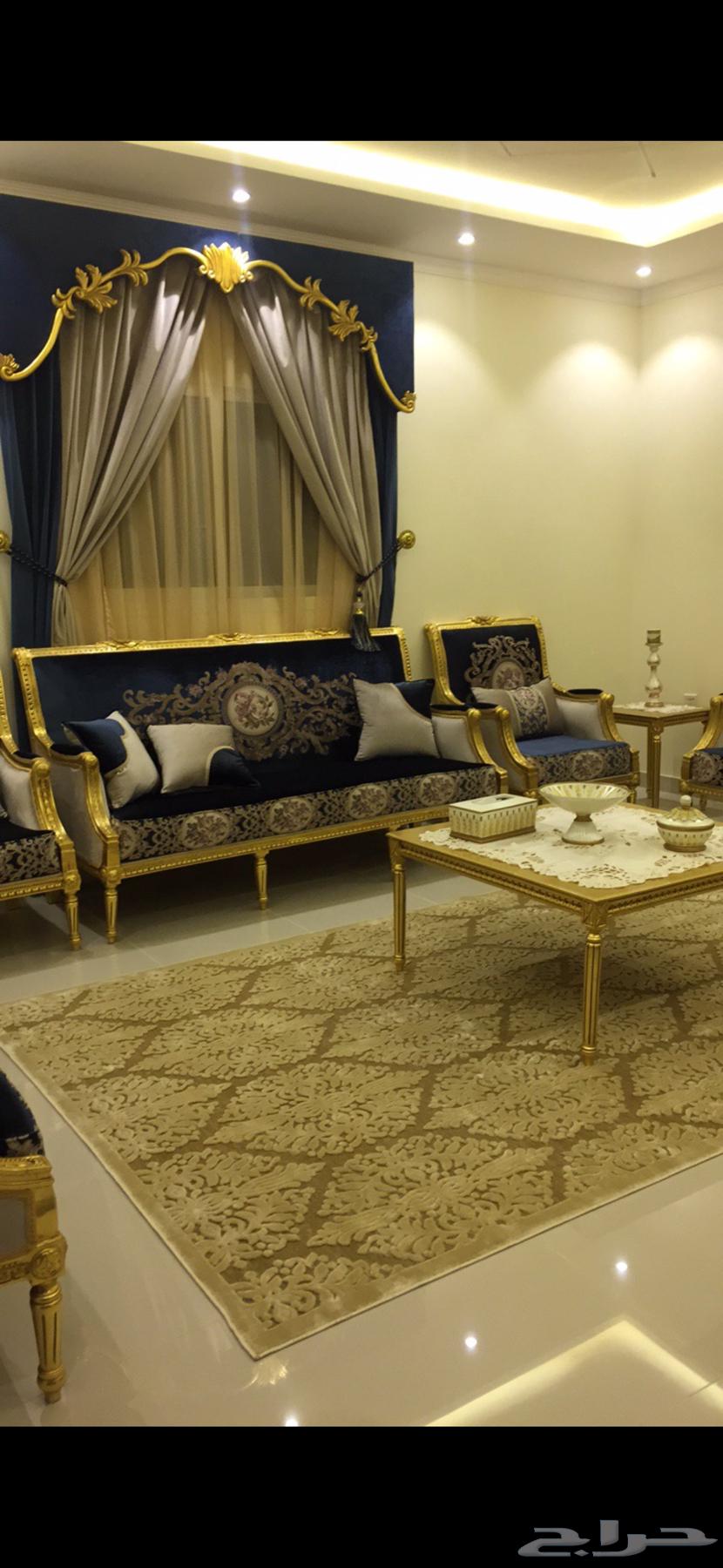 كنب مجلس استخدام نظيف جدا  4 قطع كبيره و 2 كراسي و ستاره64537965592707110