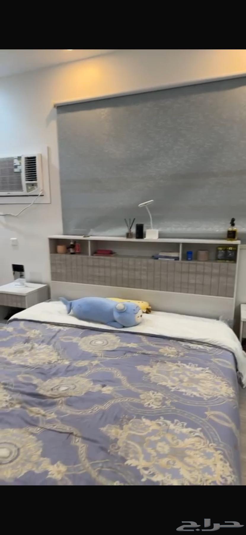 سرير مع كومدينه مع تسريحه من هوم بوكس للبيع64539087495939111