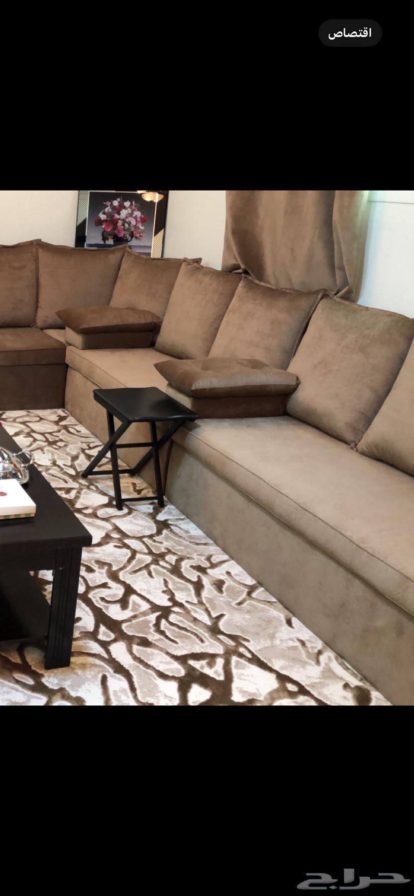 كنب مجلس ساده نظيف شبه جديد خشب جودة اصلي لا يوجد به عيوب64535694957443112