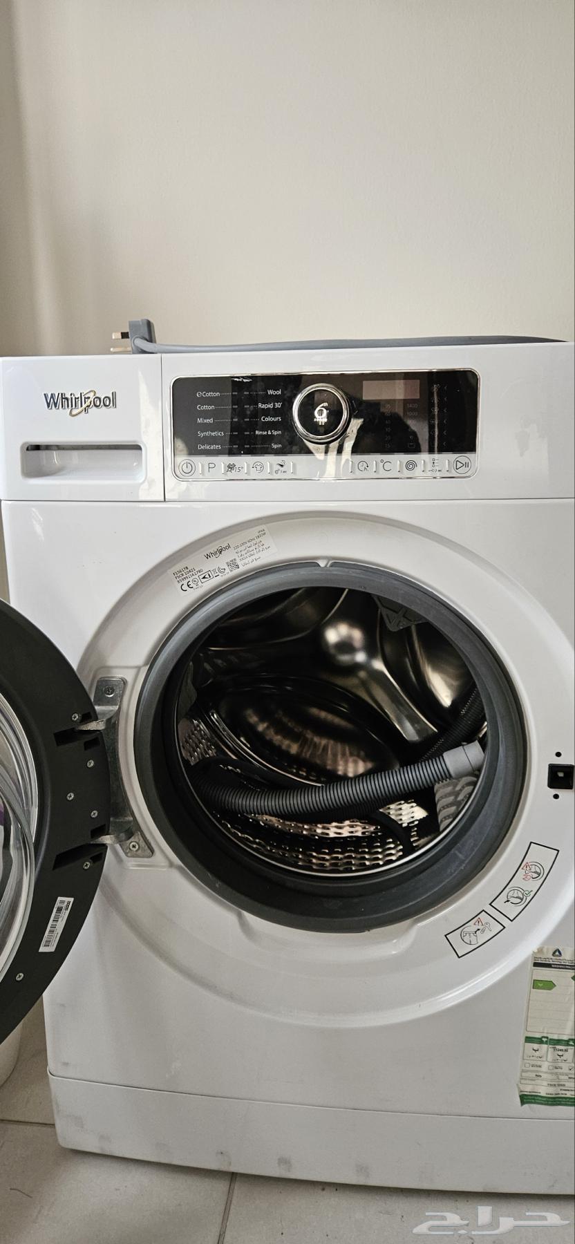 غسالة ملابس شبه جديده whirlpool64543478265219110