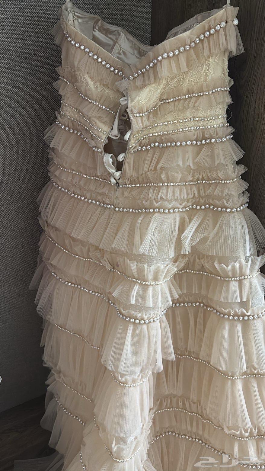 فستان جديد ماانلبس إلا مرا وحده64539556820611110