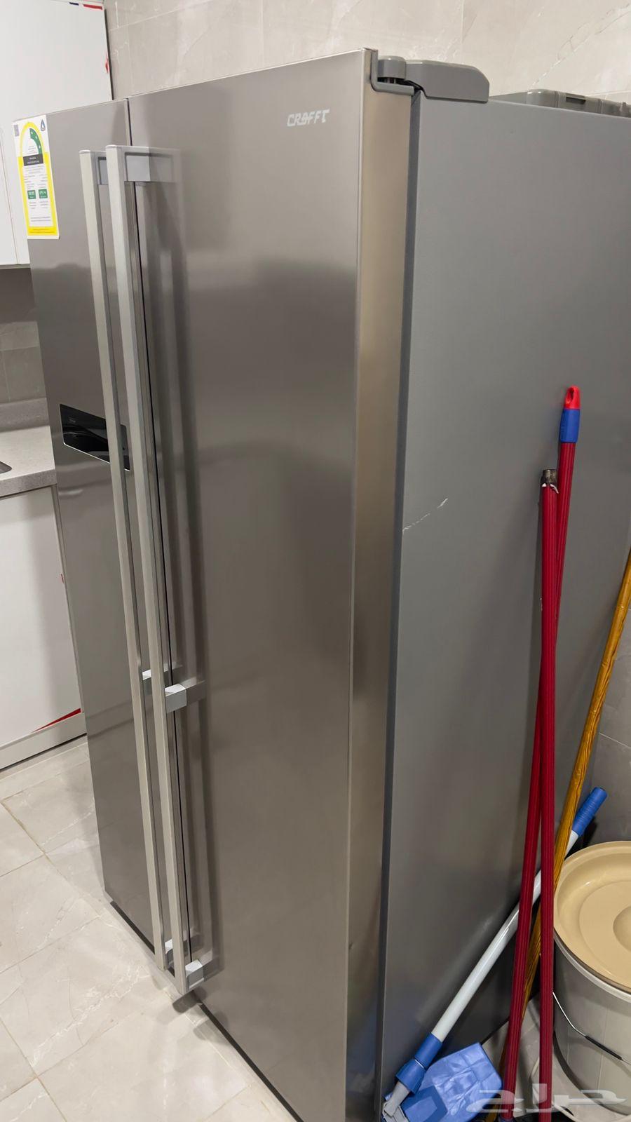 ثلاجة كرافت بابين فضي غامق64542317246721110