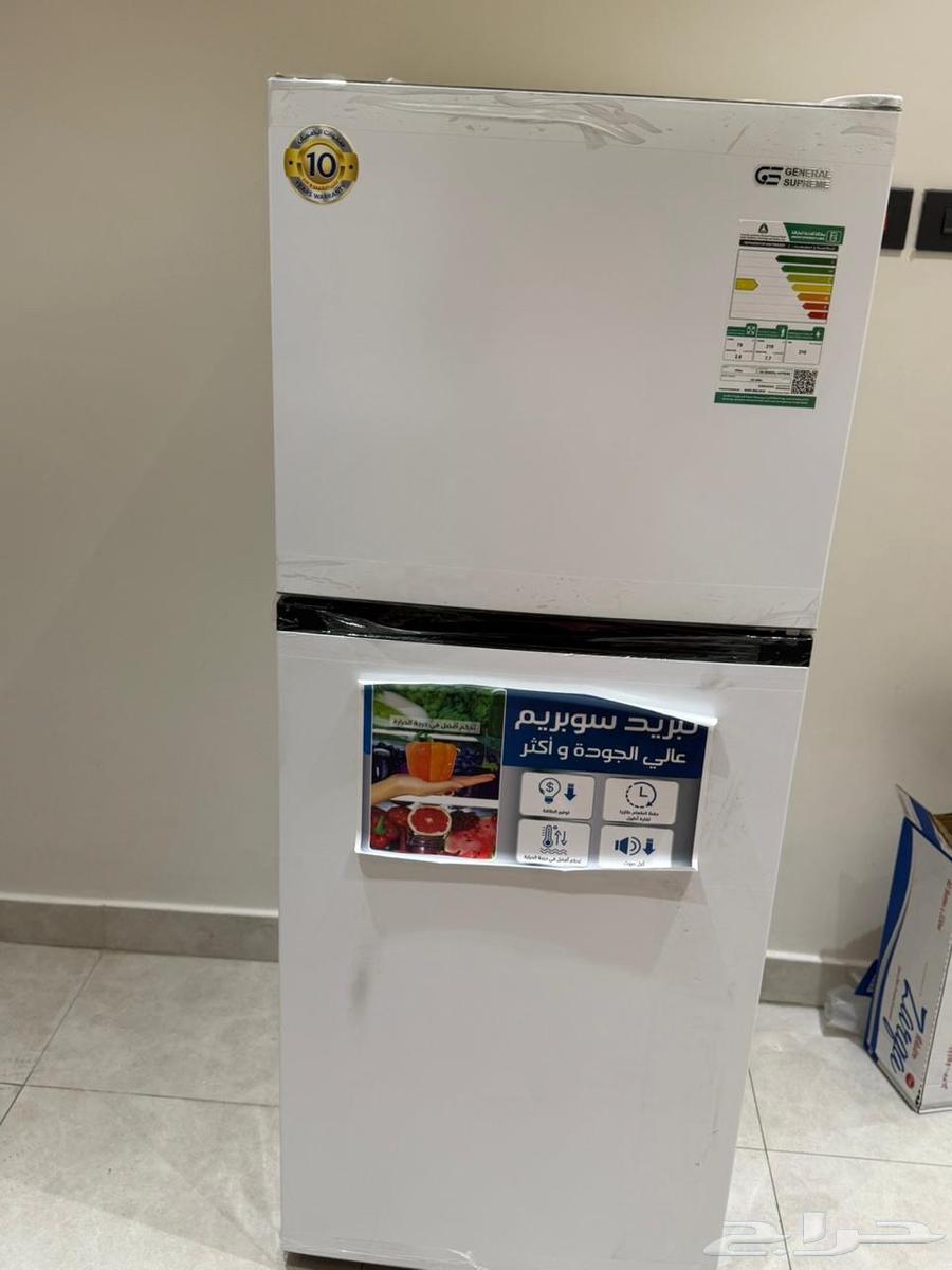 ثلاجه وغاز بالكرتون جديد مع الضمان مااستخدم بالمدينه المنور64542529185794110