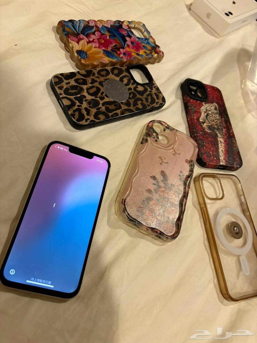 ايفون 13 العادي ابيض64535227790467110