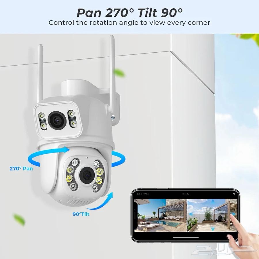 Wireless WiFi Surveillance Cameras (2 in 1)64540124458369114