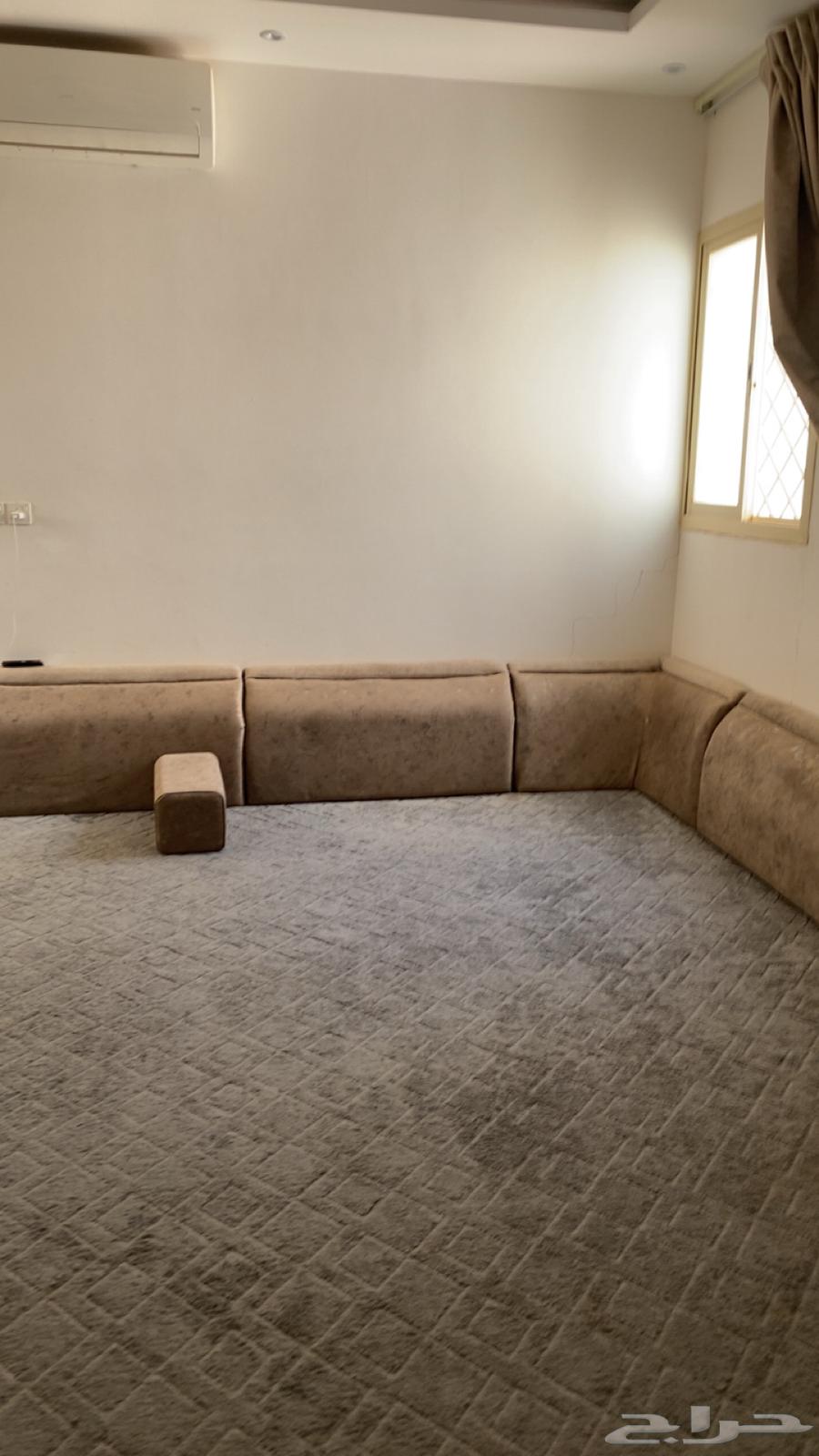 Sofa for sale, new with mattress, cover, and 4 cushions, priced reasonably64549023066499114