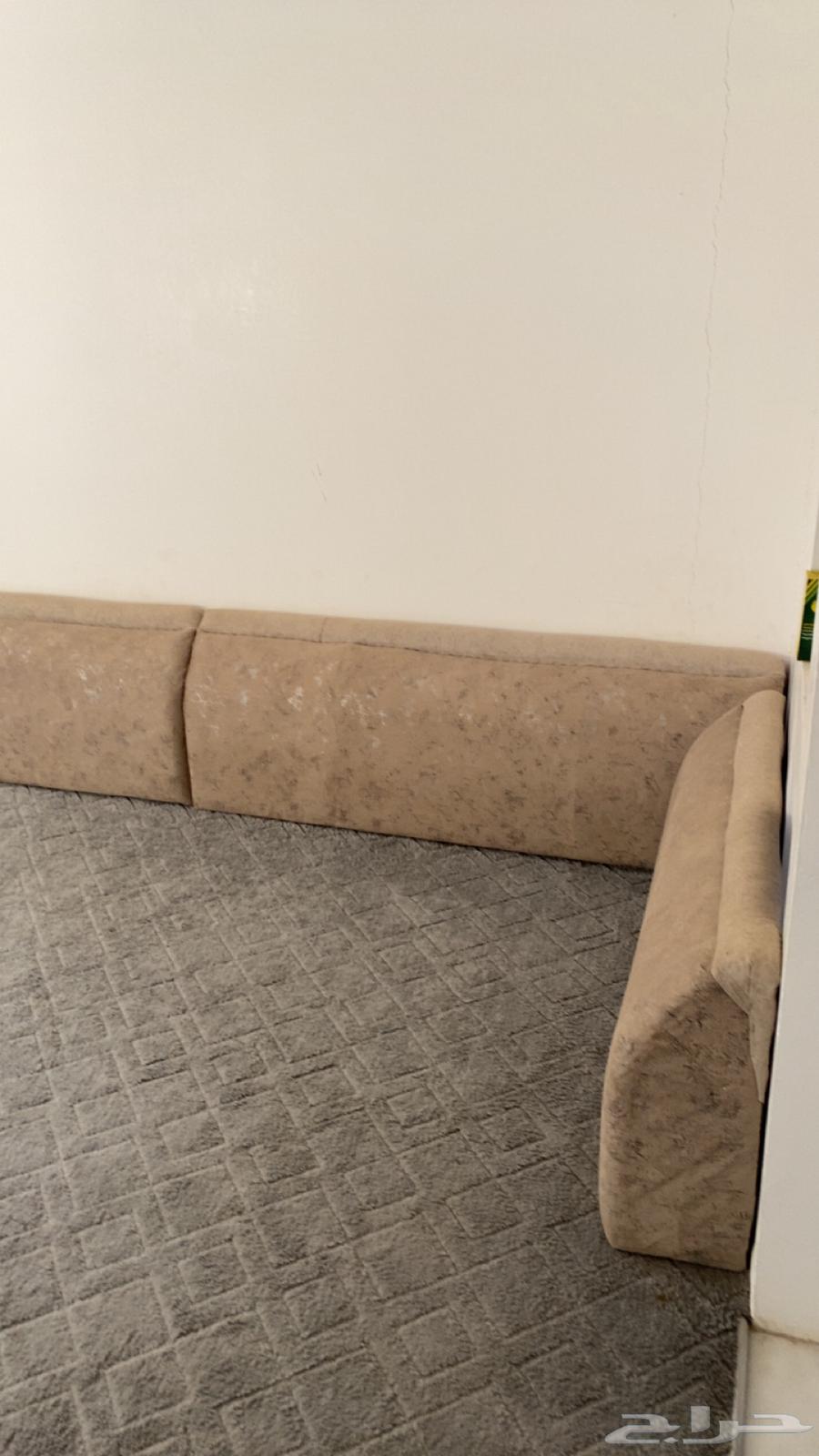 Sofa for sale, new with mattress, cover, and 4 cushions, priced reasonably64549023066499110