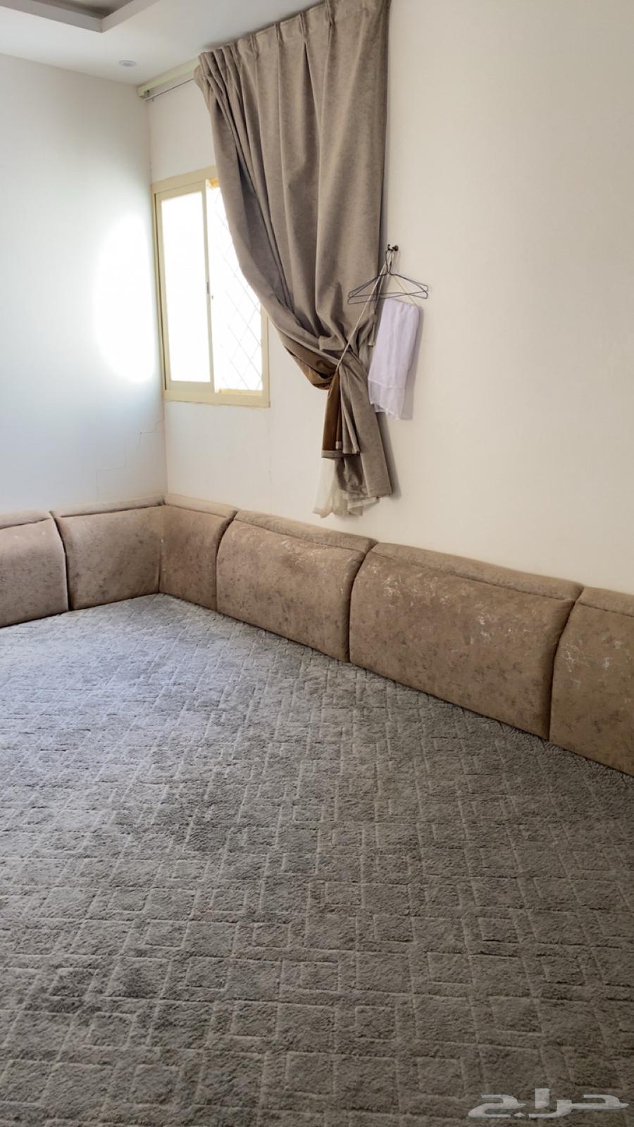 Sofa for sale, new with mattress, cover, and 4 cushions, priced reasonably64549023066499111