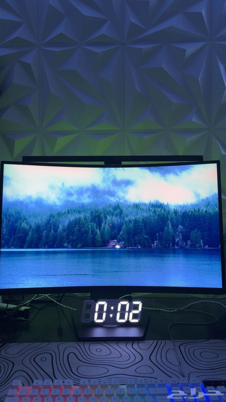 شاشة قيمنق منحنيه LG 27 بوصه هيرتز18064544072425089110