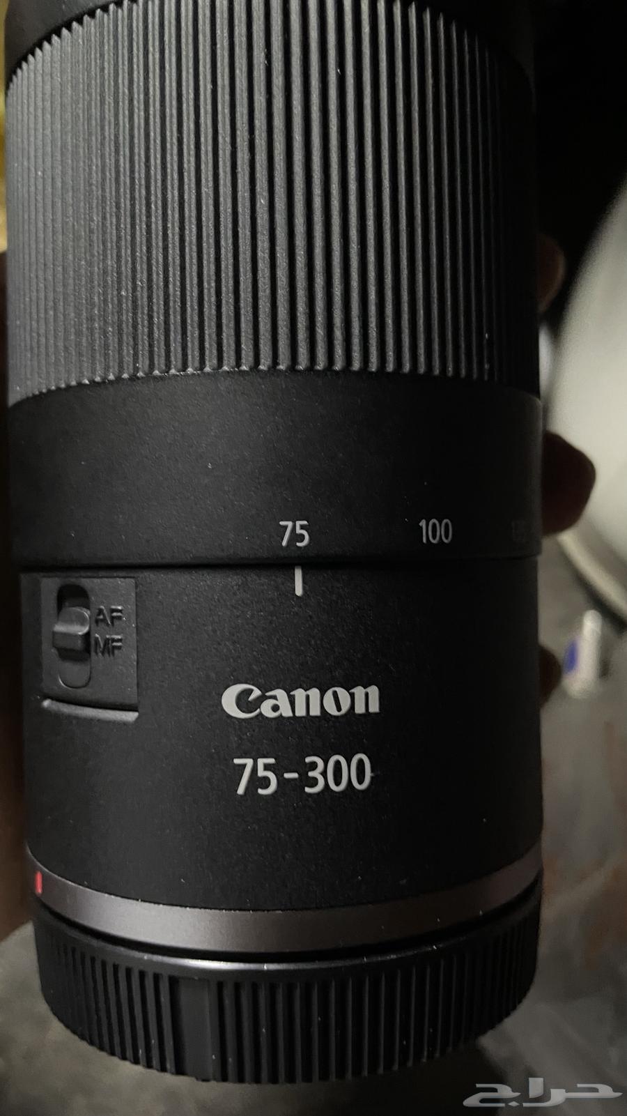 عدسة كانون 75-300 وكاله بيع مستعجل64552647498369114