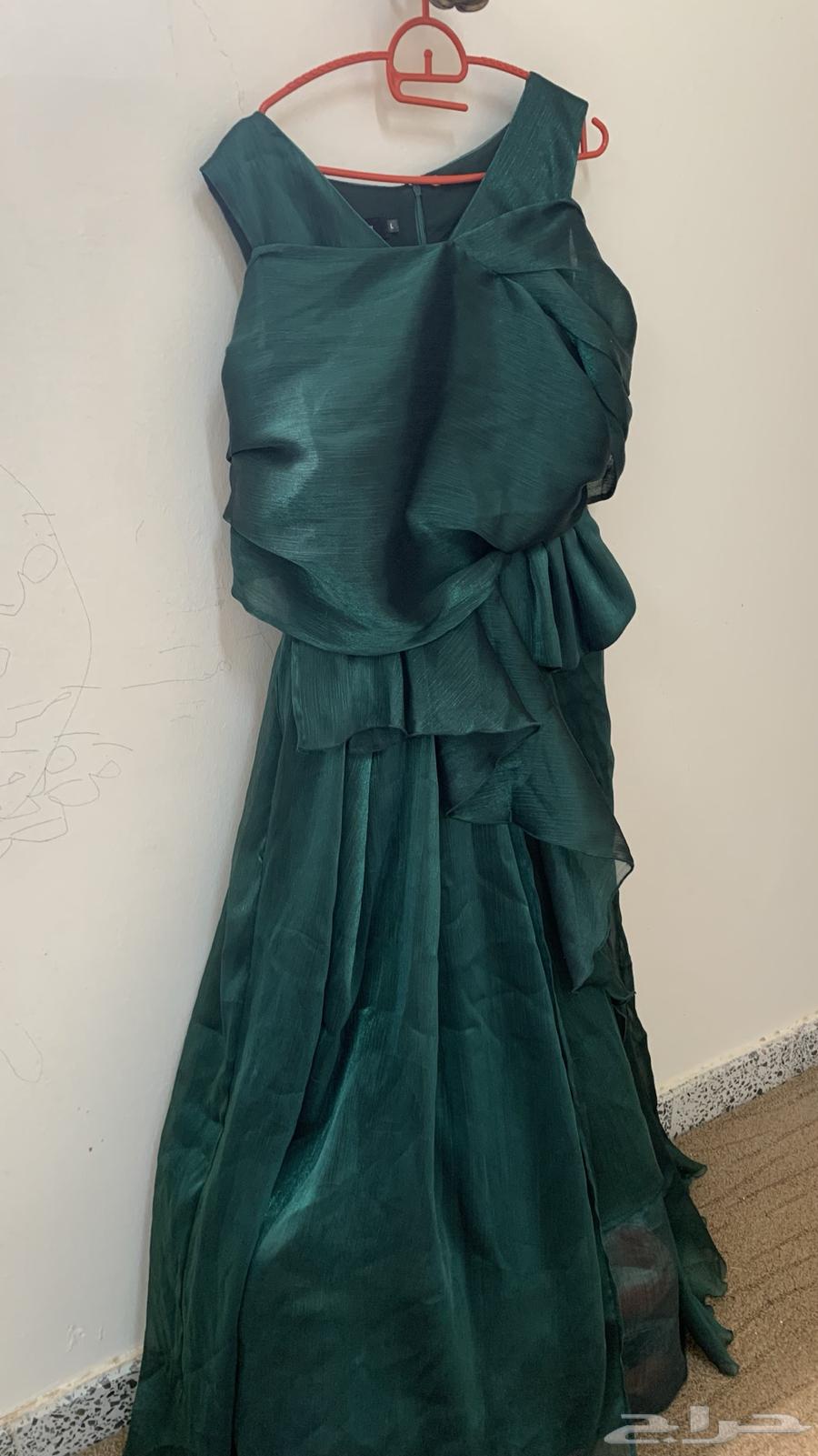 فساتين مقاس لارج اللخضر اورقنزا والاسود مطاطي   شنطه سودا64551490604801112