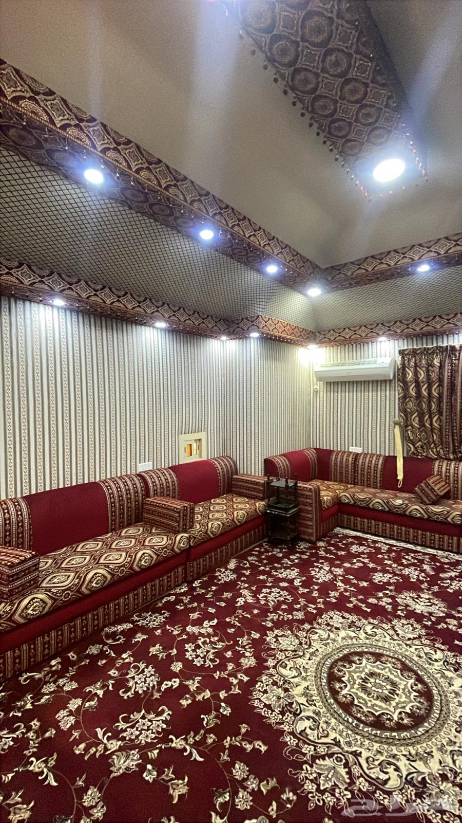 Sofa for sale, was placed in a 12 by 5 majlis64547263214722110