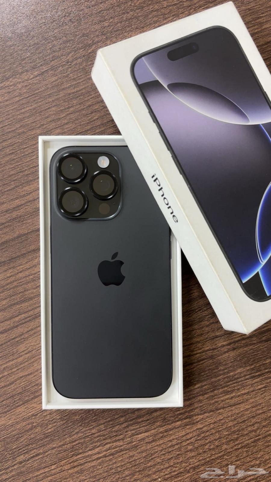 ايفون 16 برو تيتانيوم اسود64544905660929110