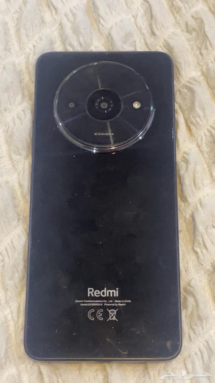 جوال Redmi A3 شريحتين لون اسود64550462373891110