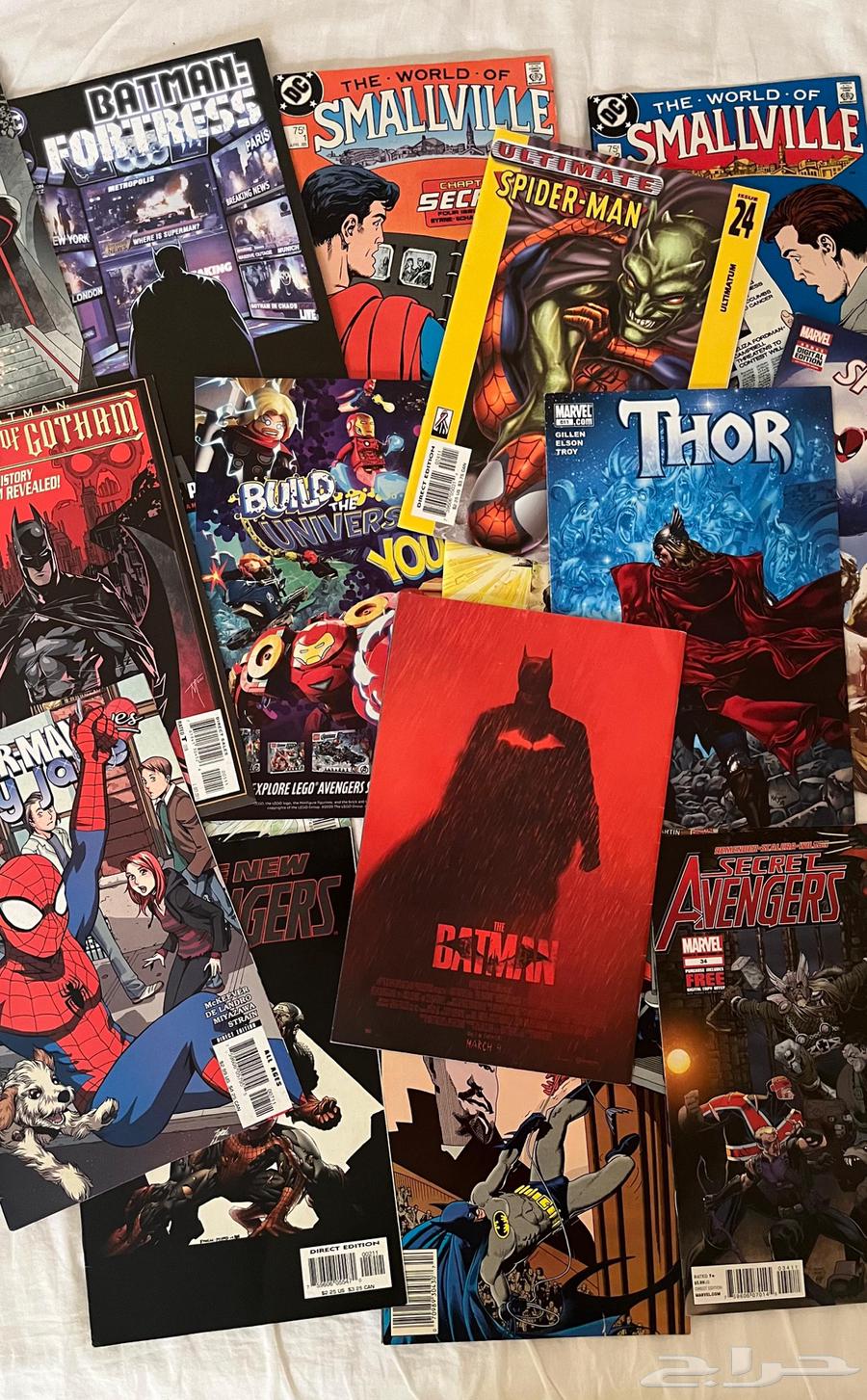 مجلات كوميكس  سوبر مان  سبايدر مان  باتمان وغيرها64553200661890110
