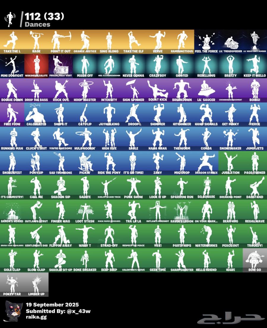 حساب فورت اساسي نص سيزون 2 و نوادر للبيع64544030214017113