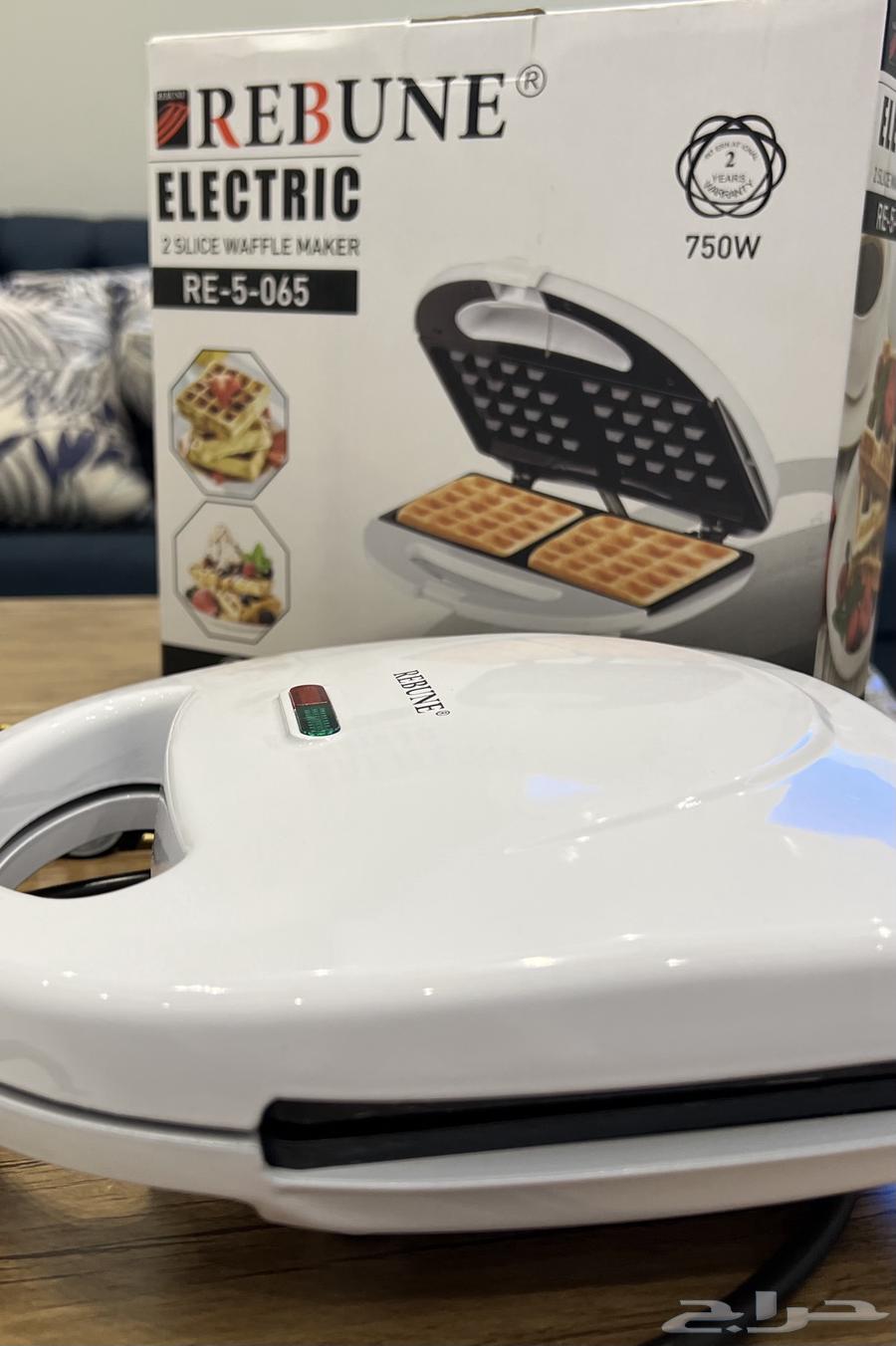 للبيع أله وافل من شركه ريبون جدديدة أستخدام مره فقط64546623495041113
