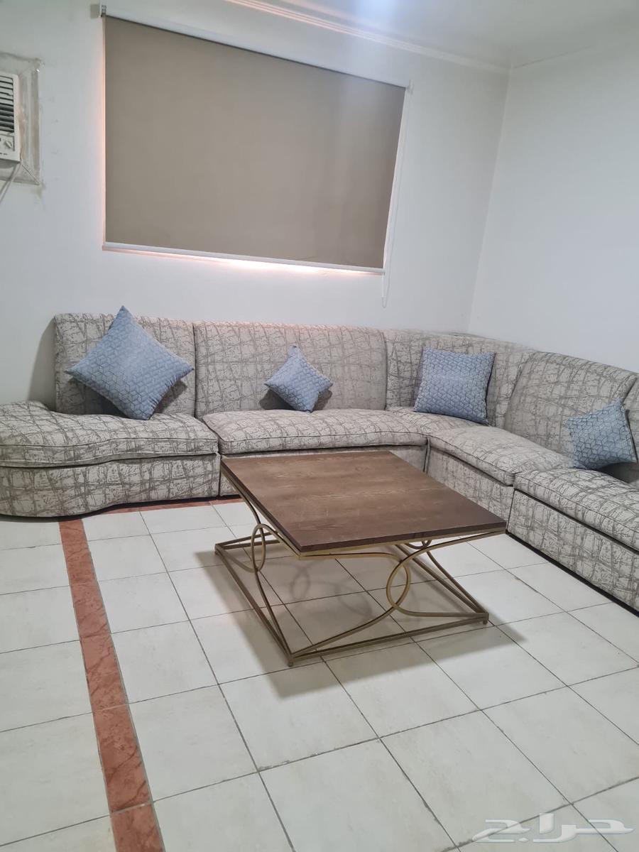 كنب حرف L مستعمل نضيف64543747538435112