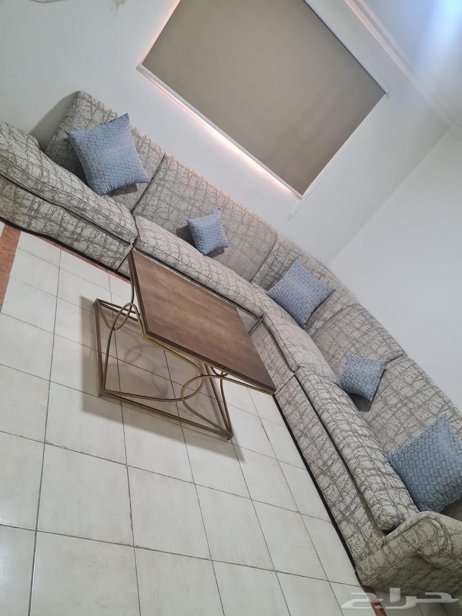 كنب حرف L مستعمل نضيف64543747538435110