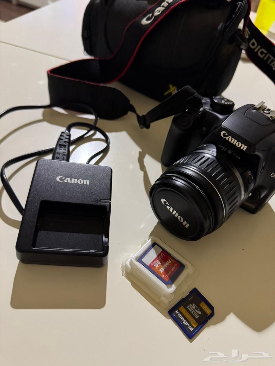 For sale .. Canon camera model 1000D, little used64551118952833111