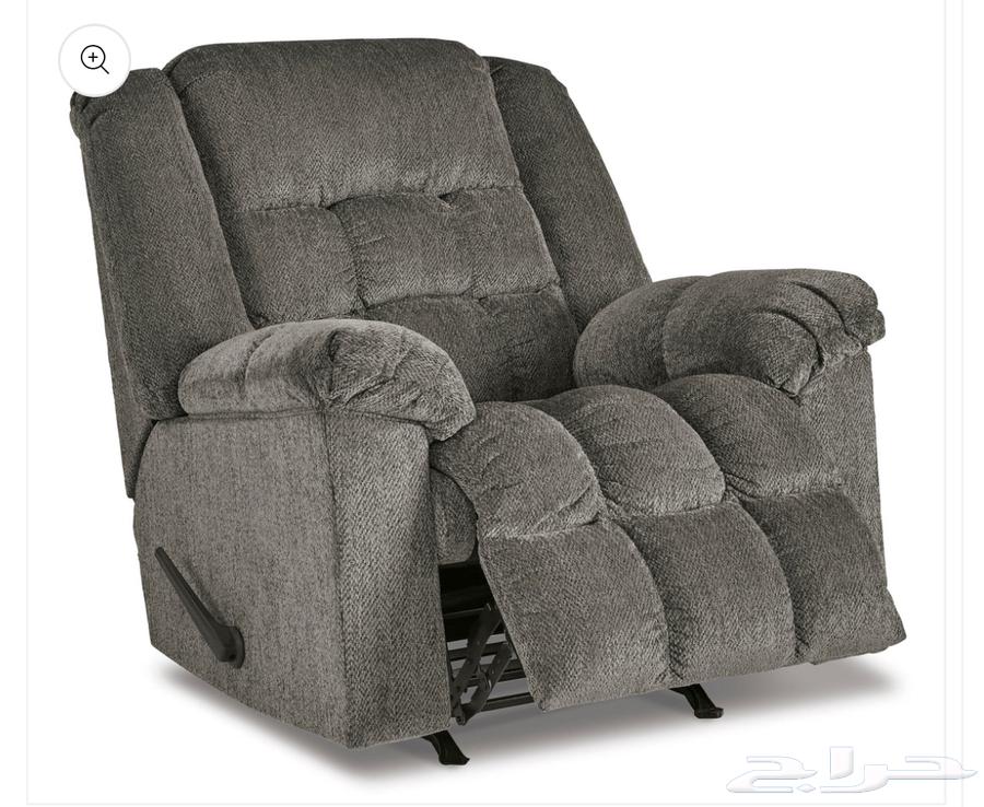 كرسي استرخاء هزاز فاخر من آشلي   بيج   استخدام خفيف64547082670851110