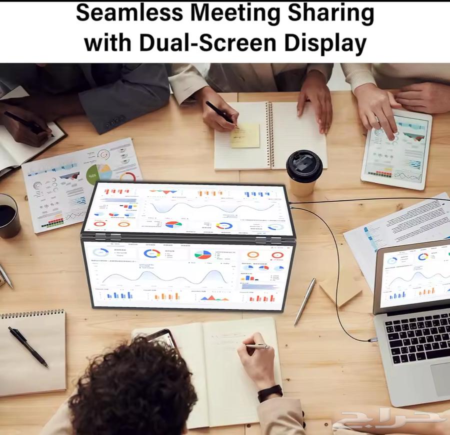 شاشة مزدوجة 23.8 انش FHD 100Hz 100  sRGB قابلة للتعديل64552220751363114