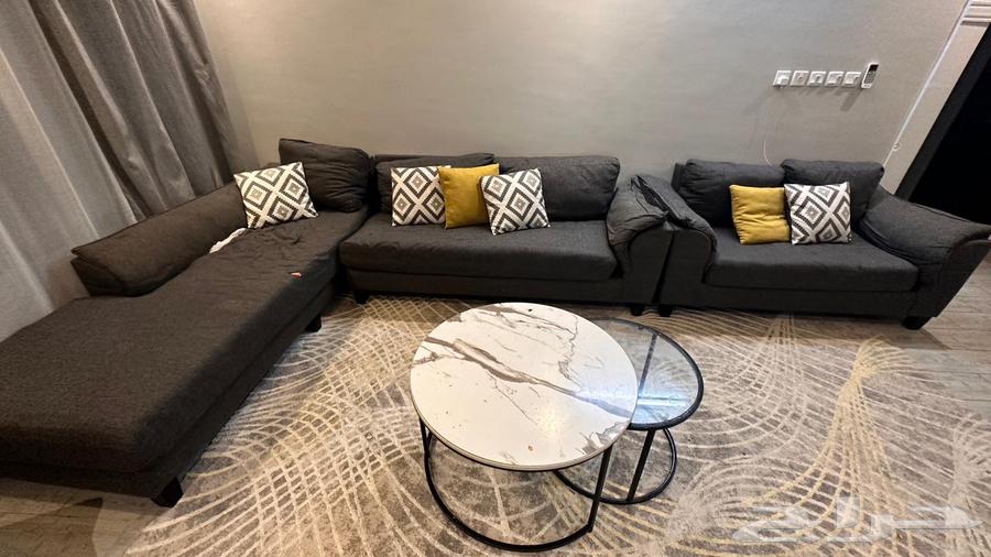 كنب صاله مستعمل وملحقاته64552148937346110